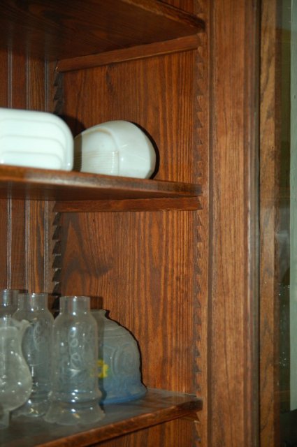 Oak Built-In Cabinet
