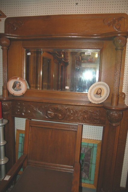 Oak Mantel