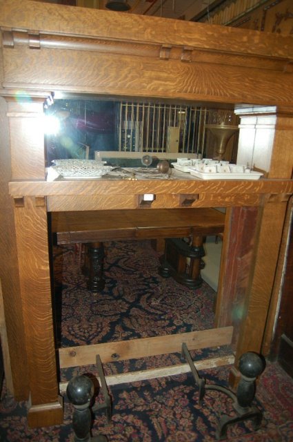Oak Mantel