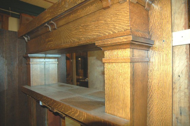 Oak Mantel