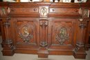 Ornate Walnut Buffet