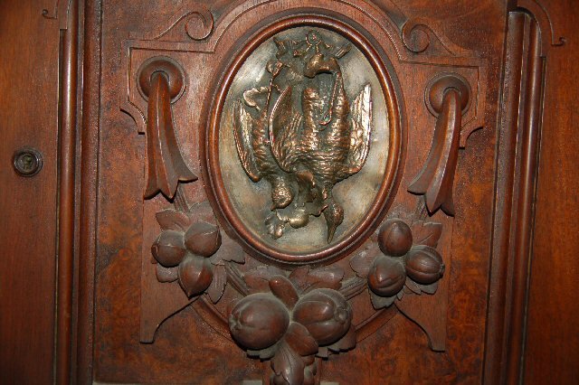 Ornate Walnut Buffet