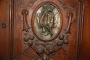 Ornate Walnut Buffet