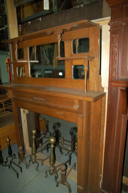 Oak Mantel