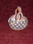 Antique American Indian Clay Basket