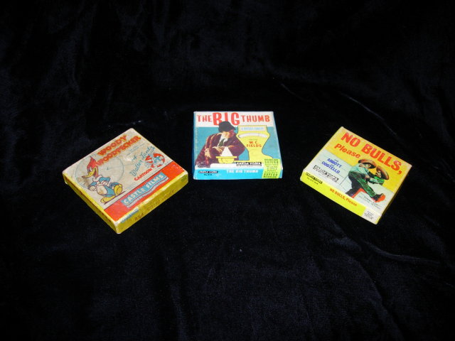 Abbott and Costello, Big Thumb, and Woody Woodpecker Reels