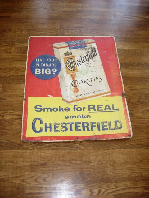 Vintage Chesterfield Cigarette Advestisement