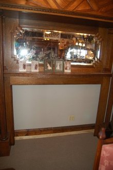 Oak Fireplace Mantel