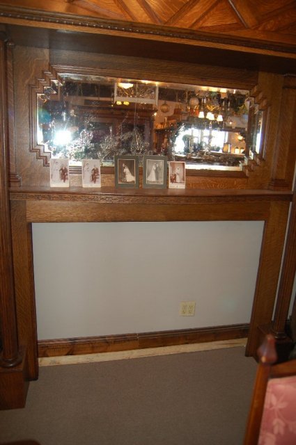 Oak Fireplace Mantel