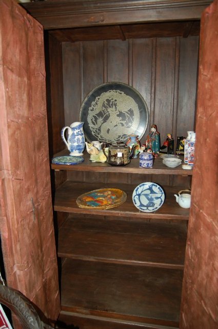TV Cabinet w/Asian Flair