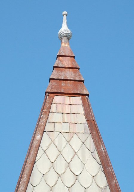 Steeple with Slate Shingles