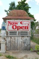 Metal Roofed Cupola w/ wood base