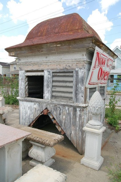 Metal Roofed Cupola w/ wood base