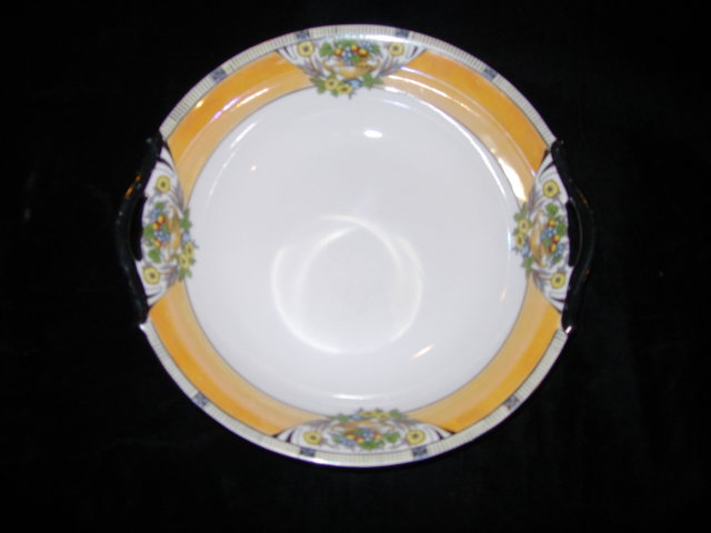 Hand Painted Noritake Dish with Early Morimura Back Stamp