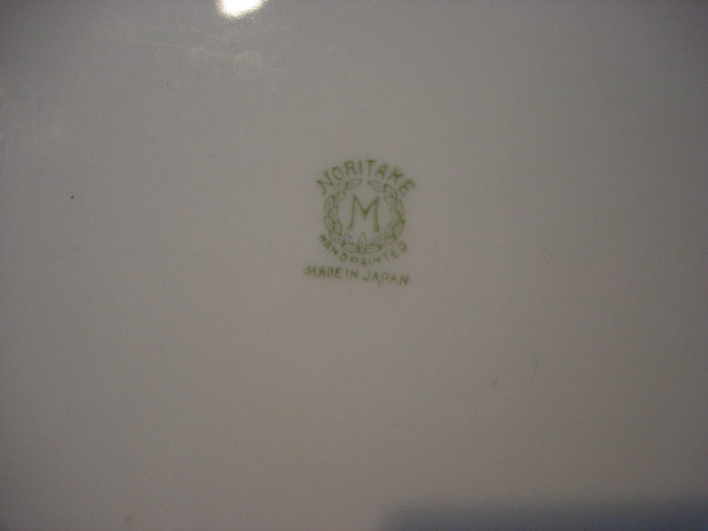 Hand Painted Noritake Dish with Early Morimura Back Stamp