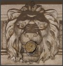 Terre Cotta Lion's Head for a Fountain