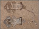 Vintage Alligator Sliding Door Latch