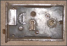 Vintage Commercial Size Rim Lock