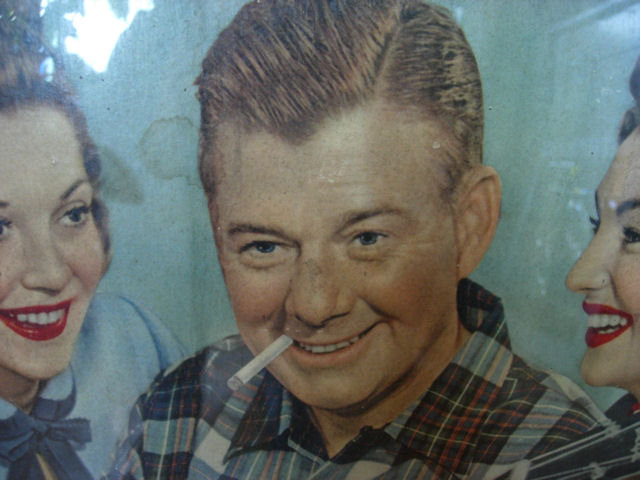 Chesterfield Cigarette Advertising Sign with Arthur Godfrey