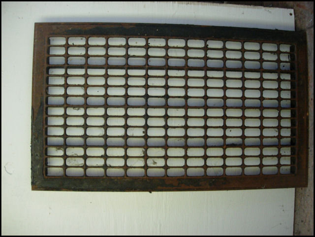 Vintage Steel Floor Grate