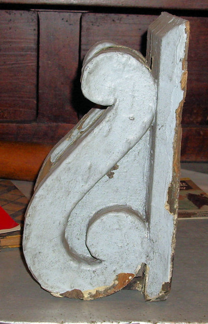 Old Wooden Corbel