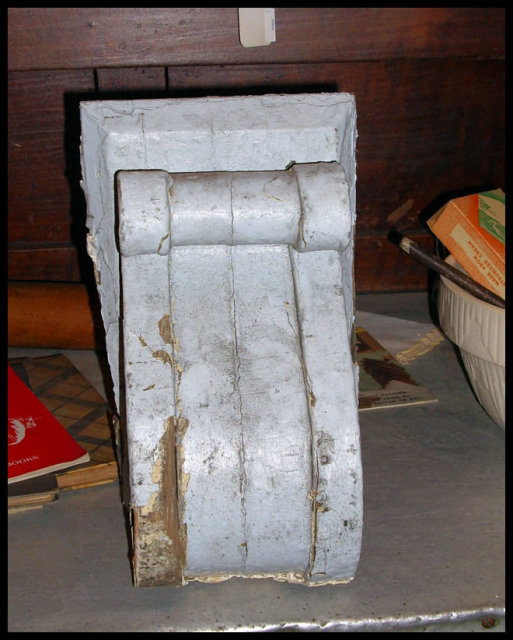 Old Wooden Corbel