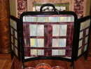 Stained Glass Fireplace Screen