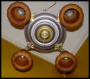 Vintage Hanging Light Fixture