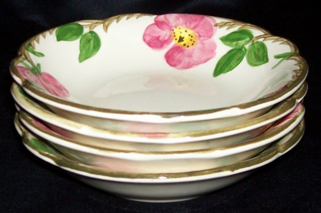 Franciscan Desert Rose Fruit Saucers
