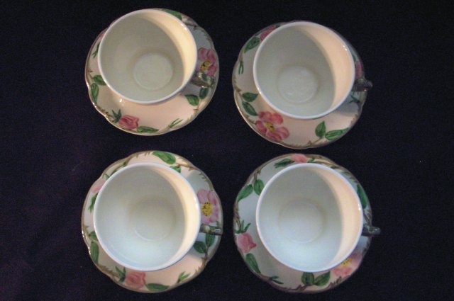 Franciscan Desert Rose Teacups & Saucers