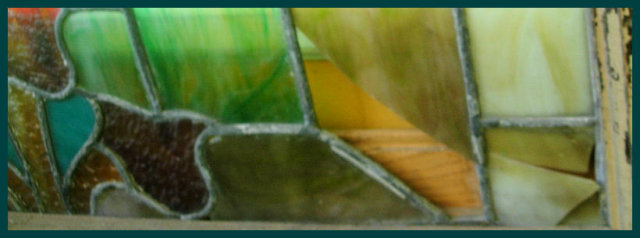 Pair of Wonderful Large Stained Glass Windows