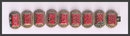 Great Old Cinnabar & Sterling Bracelet