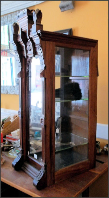 Walnut East Lake Display Cabinet