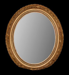 Petite French Oval Mirror