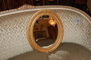 Petite French Oval Mirror