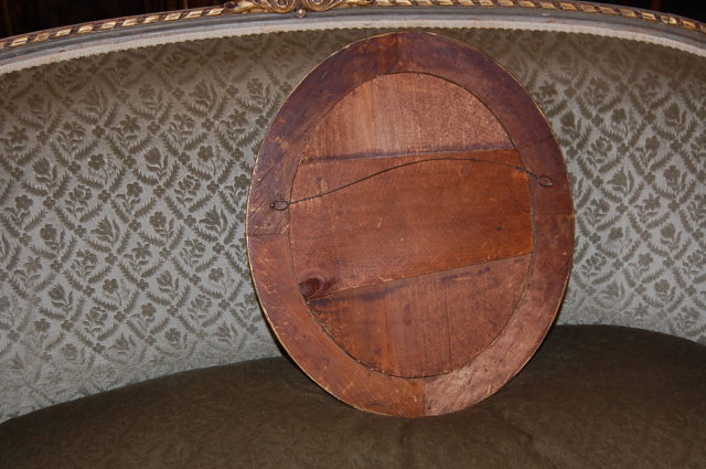 Petite French Oval Mirror
