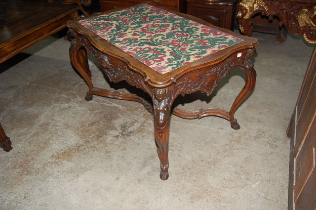 Carved Oak Center Table