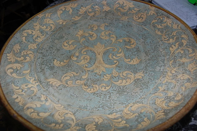 Decorative Terra Cotta Charger