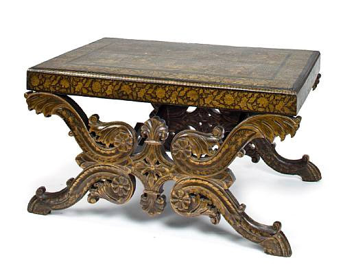 Lacquered Anglo-Indian Low Table