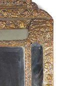 Victorian Metal Embossed Mirror