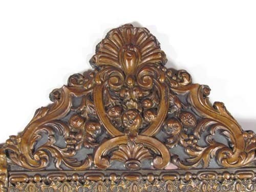 Victorian Metal Embossed Mirror