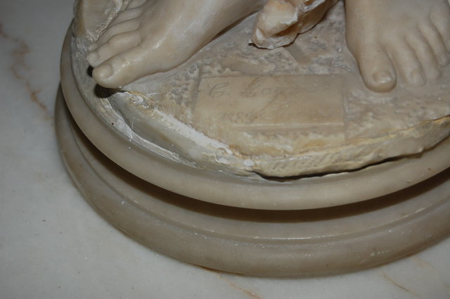 Italian Carved Alabaster Sculpture