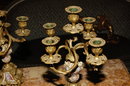 Pair Sevres Style Candelabra