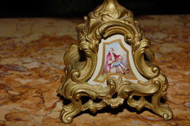 Pair Sevres Style Candelabra