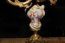 Pair Sevres Style Candelabra