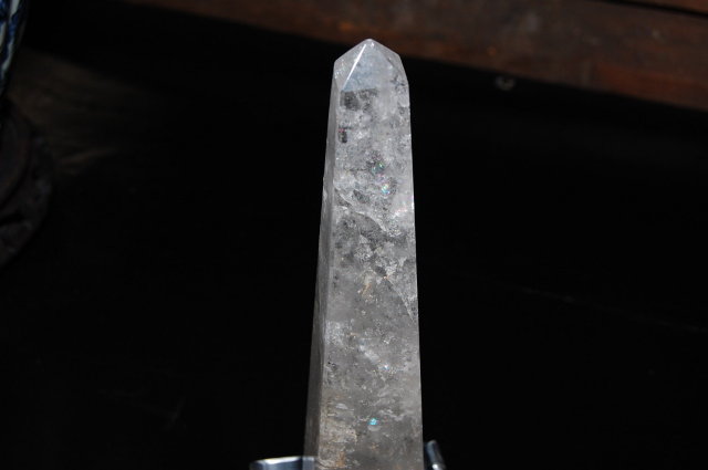 Pair Rock Crystal Obelisks