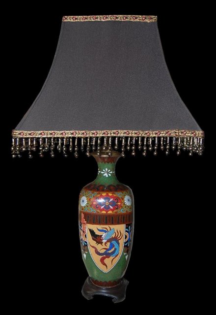 Chinese Cloisonne Lamp