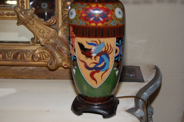 Chinese Cloisonne Lamp
