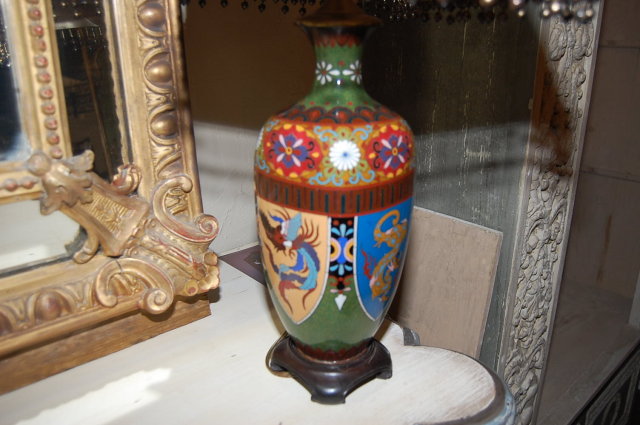 Chinese Cloisonne Lamp