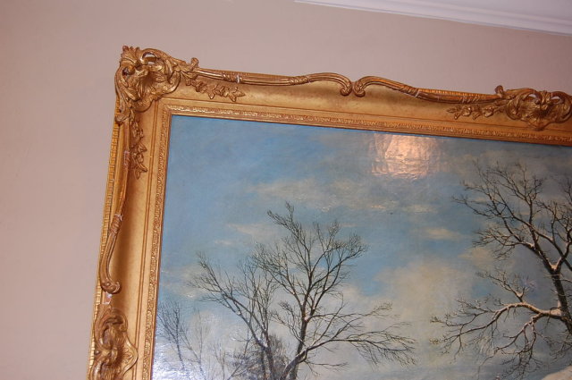 19th Century English Oil On Canvas